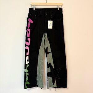 LORD x LVL5 Designer 1/1 Betrayal Denim Collab “Sample” Flared Baggy Jeans